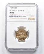 MS70 1995-W $5 Olympics Stadium Gold Commemorative NGC