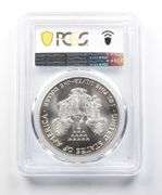 MS69 1988 American Silver Eagle PCGS Beautifully Toned Red/Purple