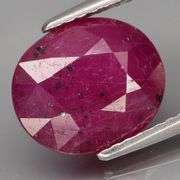 Awesome violet red 4.90ct unheated Ruby