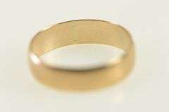 14K Rose Gold 3.7mm Vintage Simple Rounded Band Ring