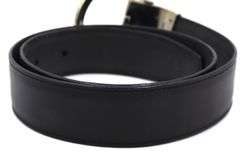 Ferragamo black leather ladies belt