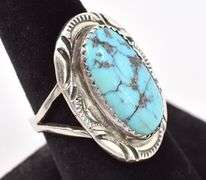 Sterling Silver Turquoise Gemstone Ring