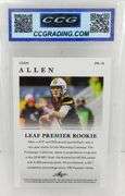Josh Allen 2018 Rookie Football Card, 10 Gem MT