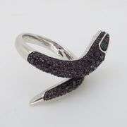 EFFY Black Diamond Snake Ring