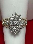 CERTIFIED14K GOLD DIAMOND RING