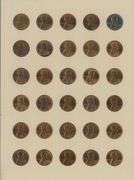 Lovely BU Mint State Year Set of 90 Lincoln Cents in album 1909 to 1998