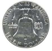 1956 Type 2 Franklin Half Dollar