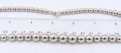 Tiffany & Co Graduated silver bead necklace