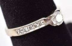 Astounding 14K White Gold Diamond Ring