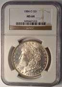 1884-O Morgan Silver Dollar NGC MS64 VAM50 Late Die State