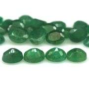 Oval cut 8.11ct Zambian Emerald set