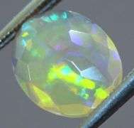 Captivating 1.62ct fully faceted fairy fire jelly Opal