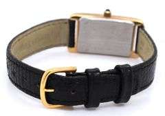 Tiffany & Co by Portfolio square gold plated quartz watch