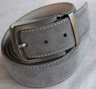 Casual Leather Belt 1 1/2 Inch Wide, Made In Italy