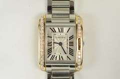Cartier Tank Anglaise Ref W3TA0002 Women's Watch