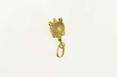18K Yellow Gold Turtle Tortoise Animal Nature Motif Charm/Pendant