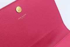 YSL Pebbled leather Cassandre clutch