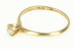 14K Yellow Gold 0.30 Ct Old European Diamond Engagement Ring