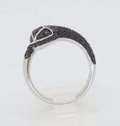 EFFY Black Diamond Snake Ring