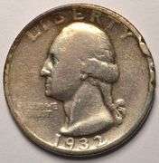 1932-S Key Date Washington Quarter Damaged
