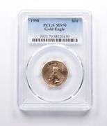 MS70 1998 $10 American Gold Eagle 1/4 Oz Gold PCGS