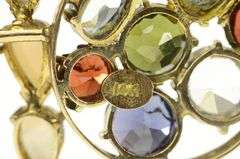 14K Yellow Gold 1960's Retro Syn. Opal Butterfly Pin/Brooch