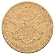 1860 $20 Liberty Head Gold Double Eagle
