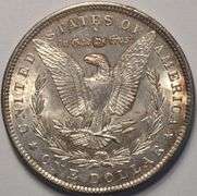 1896 Morgan Silver Dollar, Circulated.