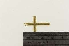 14K Yellow Gold Cross Christian Faith Symbol Classic Charm/Pendant