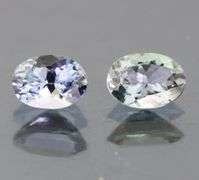 Stunning 1.74ct oval cut VS Tanzanite pair