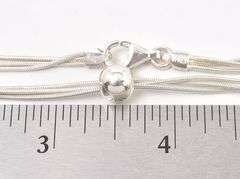 Dazzling Sterling Silver Ball Pendant Necklace