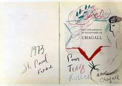Auction Highlight: Marc Chagall One-Of-A-Kind Crayon and Pastel on Paper