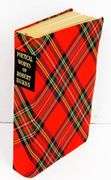 Works of Robert Burns Vintage Silk Tartan Book