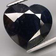 Elegant 11.26ct midnight blue Sapphire -heated only