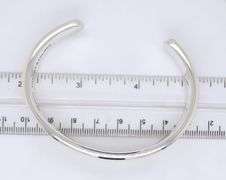 925 Sterling Silver Tiffany & CO 1837 cuff bangle