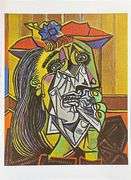 Collectible Vintage Pablo Picasso, Woman Weeping (1937)