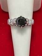CERTIFIED PLATINUM DIAMOND RING. 2.90 CARAT