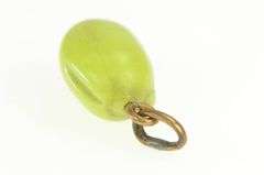 Gold Filled 3D Ornate Papaya Fruit Fertility Symbol Glass Charm/Pendant