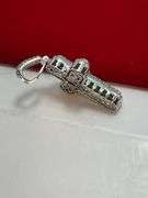 CERTIFIED BRAND NEW 14K DIAMOND CROSS PENDANT 4.55 CARATS.
