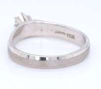 14kt White gold 1/4ct diamond solitaire ring