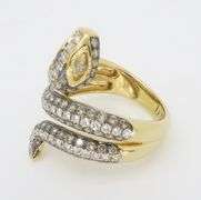 LeVian Diamond Encrusted Snake Ring