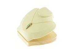 14K Yellow Gold Ray Tracey Knifewing Turquoise Navajo Leaf Pendant