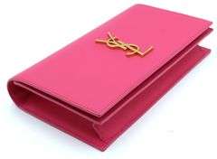 YSL Pebbled leather Cassandre clutch