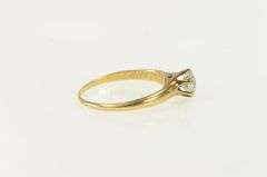 14K Yellow Gold Victorian 0.70Ct OMC Diamond Engagement Ring