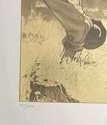 Rare Norman Rockwell Original Lithograph Hand Signed