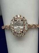 CERTIFIED BRAND NEW 14K ROSE GOLD DIAMOND RING