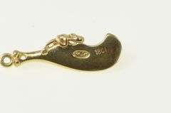 18K Yellow Gold Maori Wahaika Traditional Blade Sword Charm/Pendant