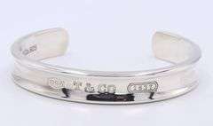 925 Sterling Silver Tiffany & CO 1837 cuff bangle