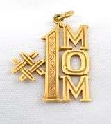 Popular 14K YG #1 Pendant