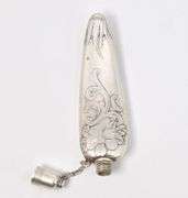 Fantastic Vintage Sterling Silver Perfume Bottle